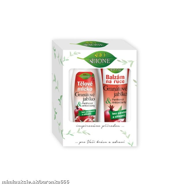 *** Darčeková kazeta Granátové jablko (Telové mlieko + Balzam na ruky) *** -  !!!  AKCIA  !!!