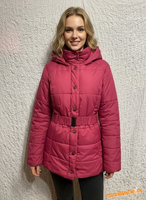 skvelá fuchsiová prešívaná bunda Greenpoint