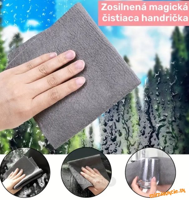 *** 10ks magická utierka***30x 20cm*** sklá* zrkadlá* batérie* leskle povrchy***