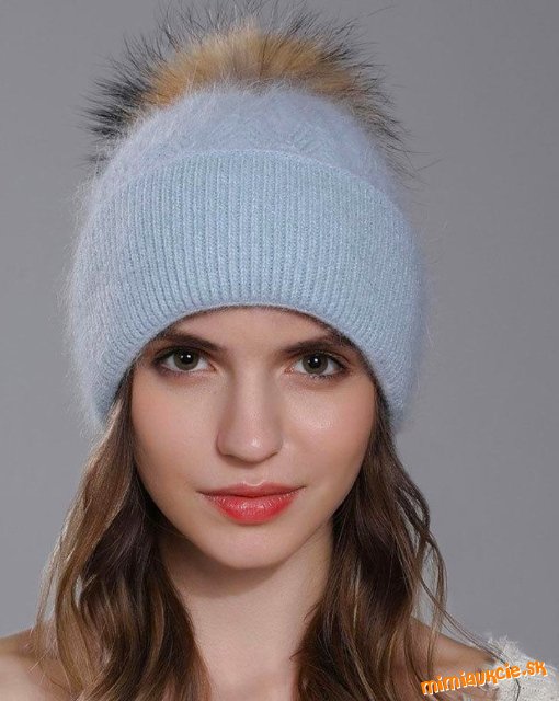 LAWRENCE GREY NEW YORK - Nová luxusná čiapka MEDVEDÍK ČISTOTNÝ (PC 140 €)