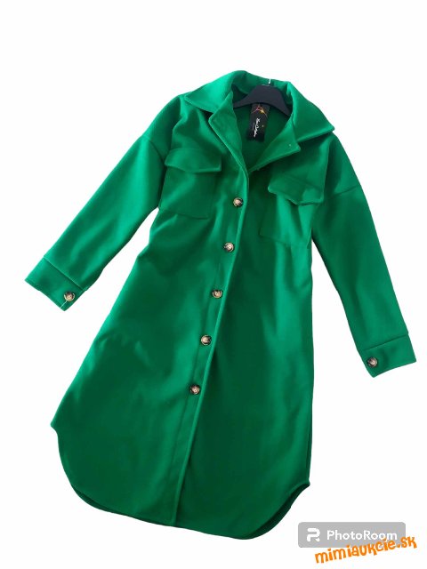 Nádherný dámsky kabat s opaskom MAM VELA PEKNEHO TOVARU SLEDUJ❤️❤️❤️