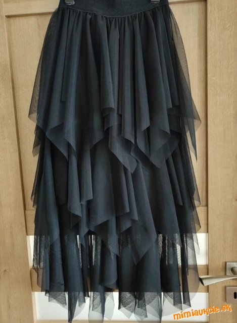 ♥***♥ Krááásná čierna maxi SUKŇA ♥***♥ ITALY