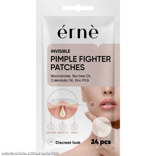 *** ERNE Náplasti na vyrážky a akné NEVIDITEĽNÉ invisible 24 ks ***