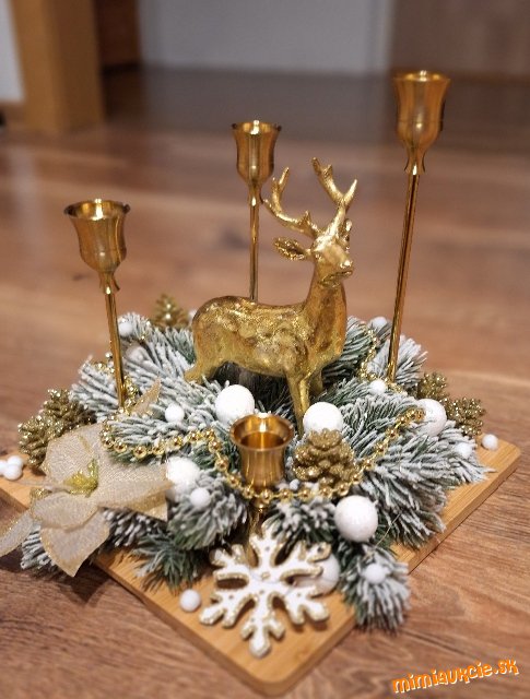 *** krásny luxusný adventný svietnik***