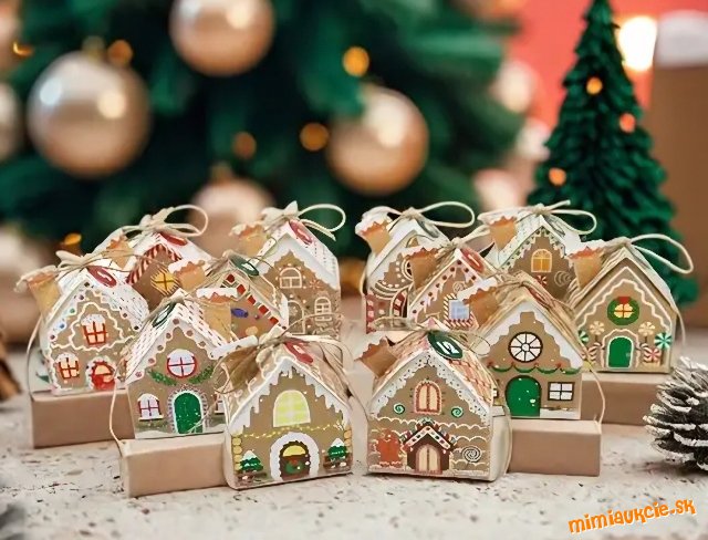 *** adventny kalendár*** papierove domčeky*** dedinka*dekoracia* ozdoby*vianočne trhy***