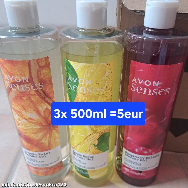 Set 3 sprchových...3x500ml