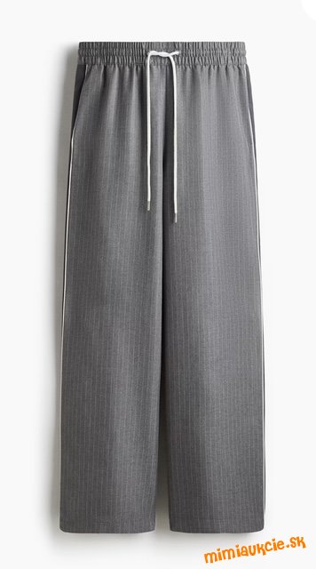 Siroke nohavice s gumou a šňůrkou v pase - novinka H&M - v predajni 23,99eur
