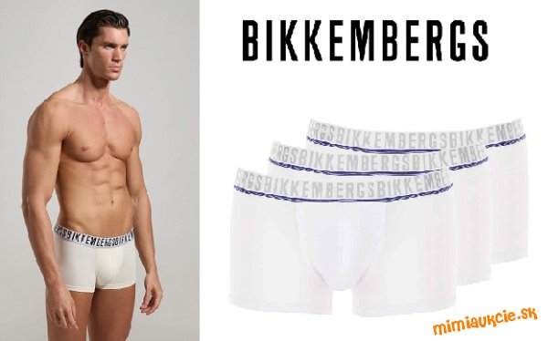 3-balenie panskych boxeriek BIKKEMBERGS !!! Nove s krabicou !!! VASA CENA