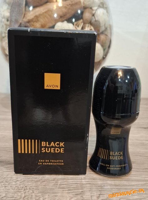 Pánsky set Black Suede Toaletná voda100 ml+gulôčka  2ks -AVON -kuk na iné aukcie