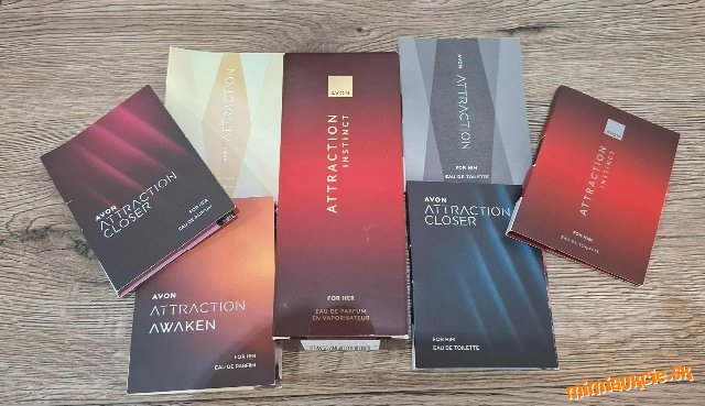Dámska vôňa Attraction Instinct For Her EDP 50 ml + 6 vzoriek -3 dámske ,3 pánske -kuk na iné aukcie