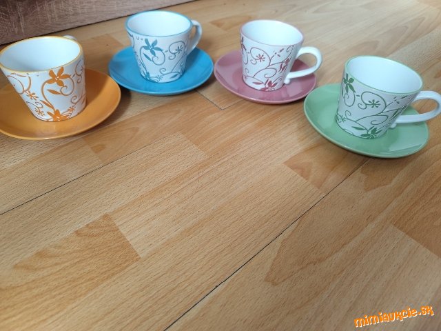 Šálky s podšálkami 16 ks