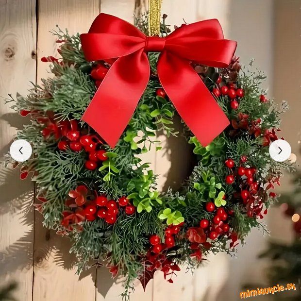 Nový vianočný veniec
