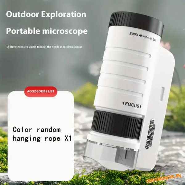 Nový detský mikroskop - biela farba