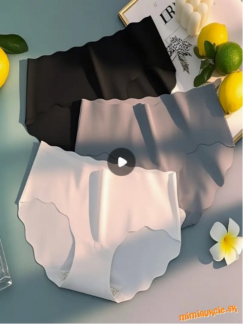 3ks bezošvé nohavičky - S