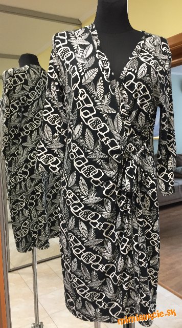 ČIERNO BIELE ŠATY - JASMINE