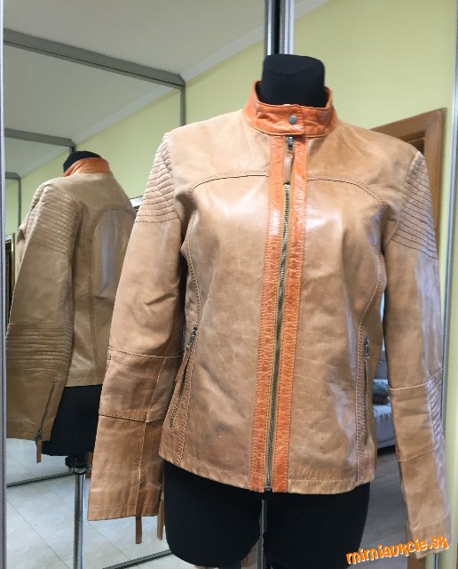 KOŽENÁ BUNDA DRAHEJ ZNAČKY HI -BUXTER