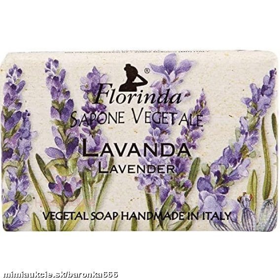 FLORINDA - ručne vyrábané -100 % prírodné mydlá z Milána -MOC od 4 EUR...