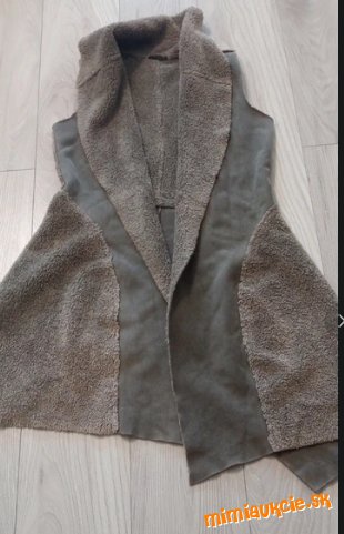 Asymetricka kožušinova vesta
