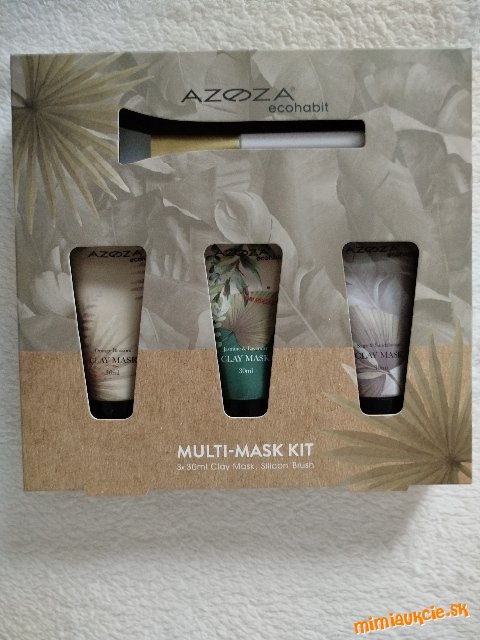 3 x maska na tvár +štetec v darčekovom balení....kuk aj iné