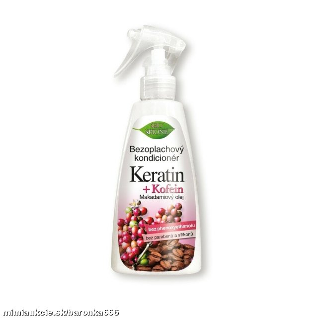 +++BC BIO Keratin +Kofeín Bezoplachový kondicionér sprej 260ml +++