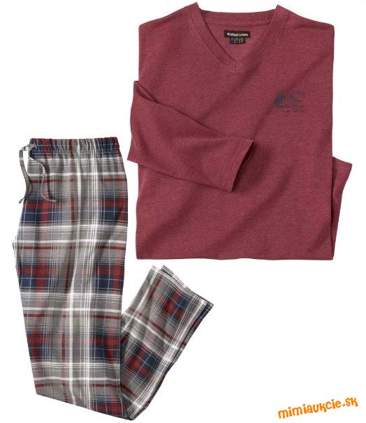 PÁNSKE PYŽAMO PRE VEĽKÉHO CHLAPA až 5XL