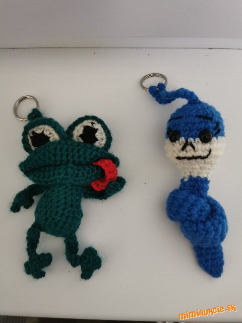 Háčkované prívesky