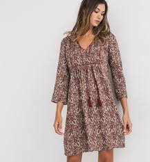 burgundsko farebné áčkové šaty Promod p.c. 39 eur