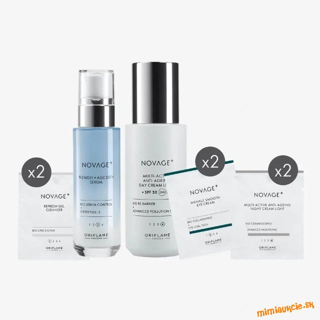 Ľahká testovacia rutina blemish +anti Age v hodnote 78.60e