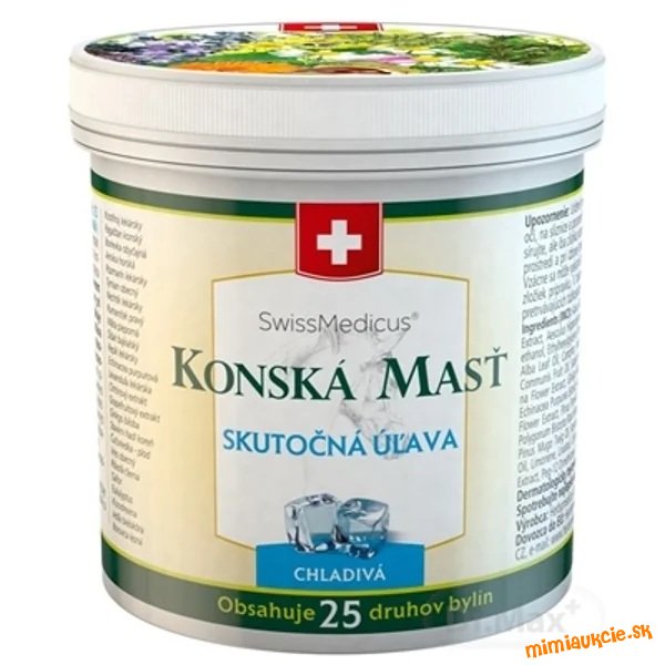 Konská chladivá masť - 250 ml  -  Pozrite si moje aukcie , postupne pridávam :)