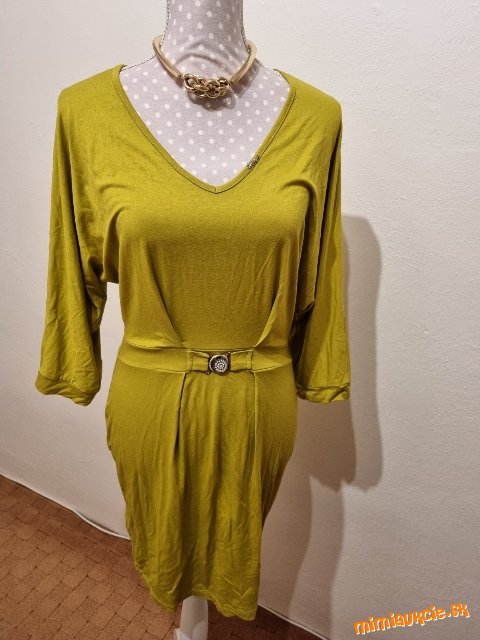 neonové elastické minišaty MAYO CHIX veľ.  38