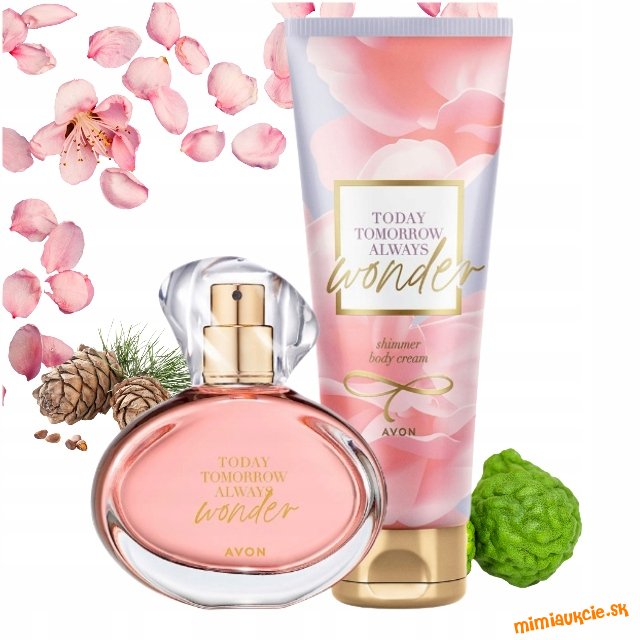 Sada 2ks kozmetických prípravkov TTA Wonder pre ženy Dámsky parfém 50 ml Balzam 125 ml