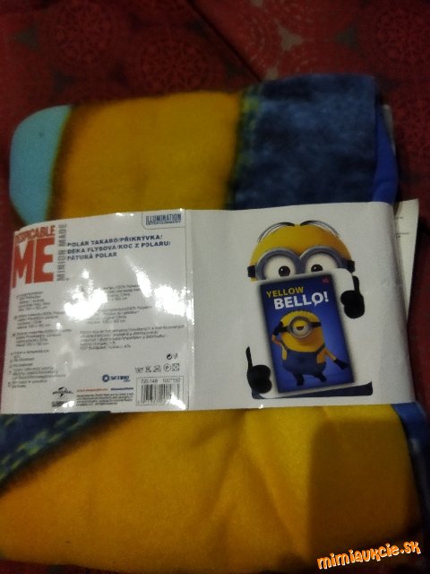 Flisová deka Mimoni