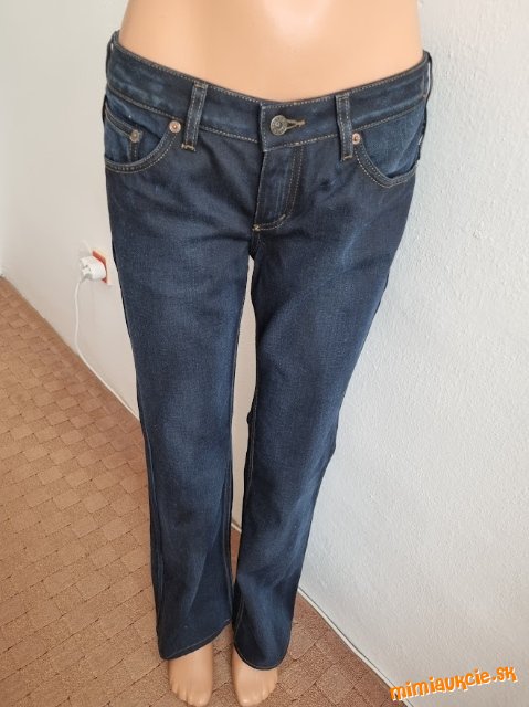 nové tmavomodré rifle Guess veľ. 29