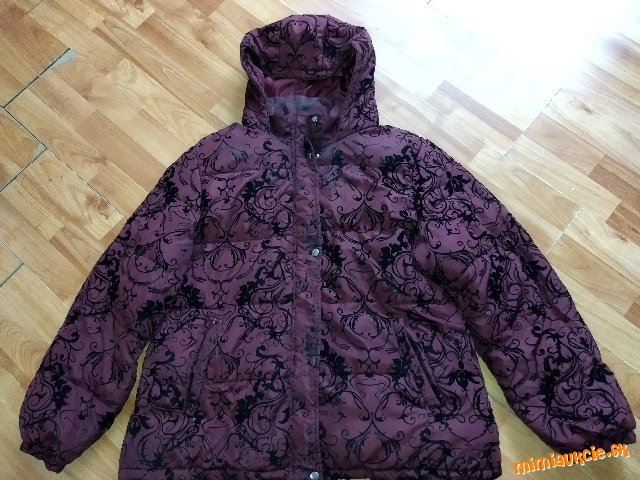 Krásny dámsky zimný kabát č. 44/XXL