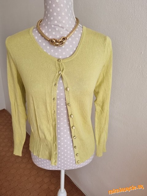 jabĺčkovo žltozelený svetrík Marks & Spencer veľ. S