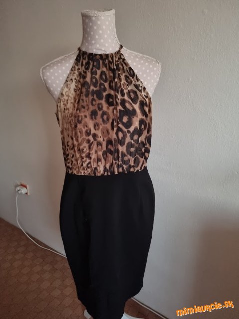 sexi kombinované šaty Zara veľ. L