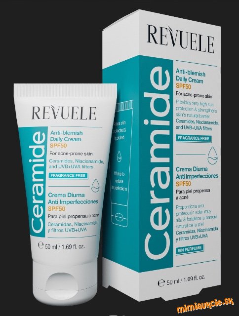 Revuele Ceramide… pleťový krém s SPF 50…50 ml