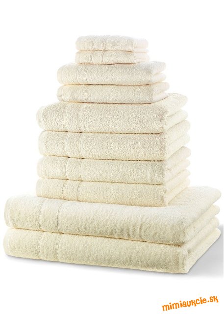 SÚPRAVA UTERÁKOV (10-DIELNA SADA) kremova