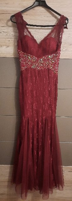 Spoločenské šaty - bordové