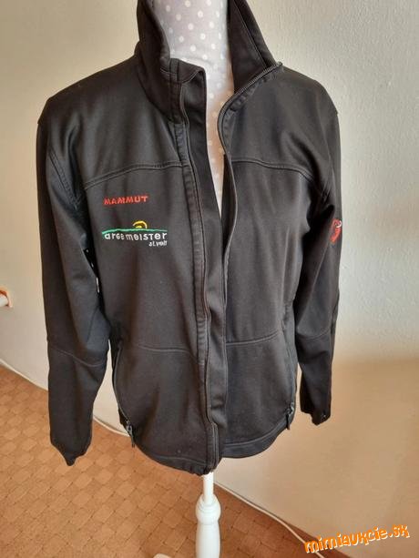 čierna športová softshellová bunda Mamut veľ. 40
