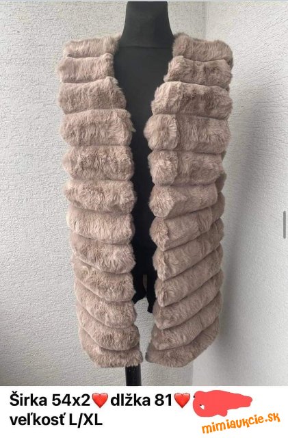 Kozusinkiva Talianska vesta❤️ Sleduj moje aukcie❤️❤️❤️SUPER CENA