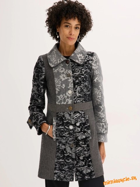 Kabát  so žakarovym dizajnom***44***!NEMECKO***BPC