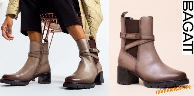 Kotnicky BAGATT z PREMIOVEJ KOZE !!! Nove s krabicou !!! Velkost 40 !!! POVODNA CENA 102,99 EUR