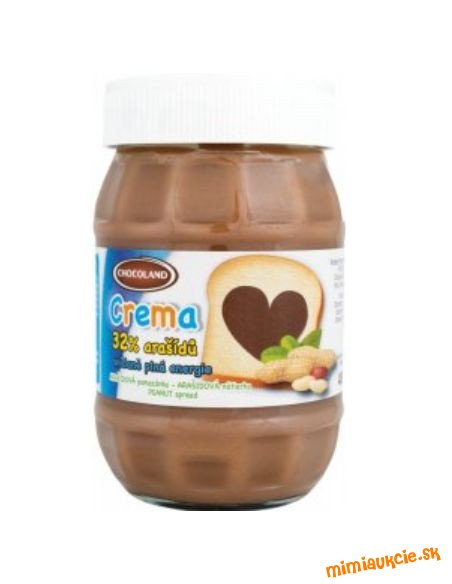 Crema - arašidová pomazánka.... 400g...
