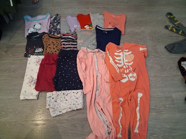 Balik oblecenia pre dievcatko na doma velkost 98/104