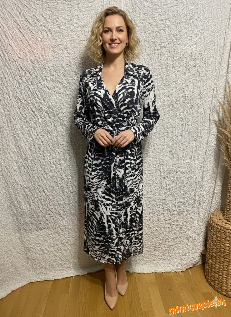 čierno bilee zavinovacie šaty Anna scholz by ulla popken 50/52