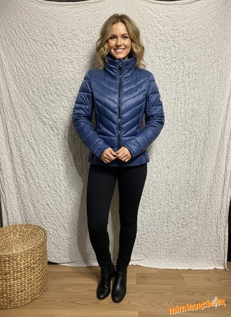 modrá outdorová prešívaná bunda Regatta