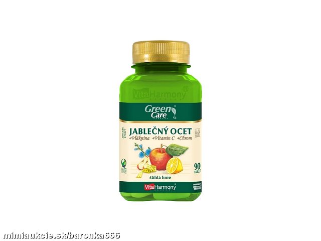 *** Jablčný ocot + vláknina + chróm + vitamín C (90 tbl.) ***  - " pre  úpravu metabolizmu  "