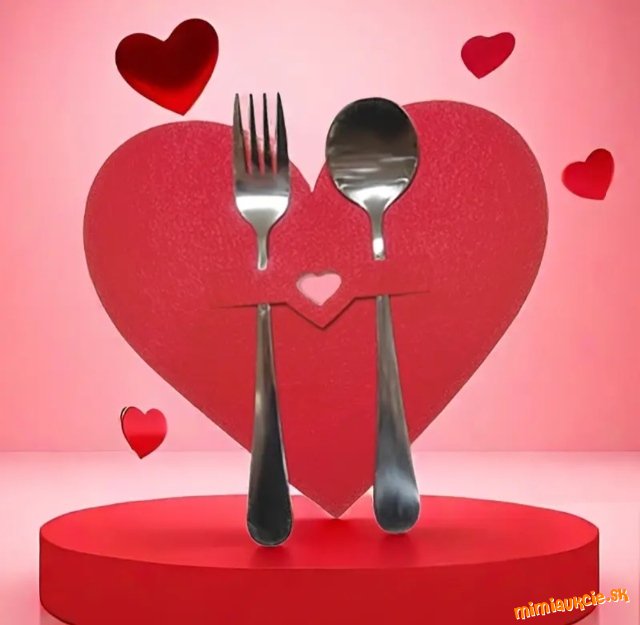 VALENTINSKE srdiečka na pribor***4ks***