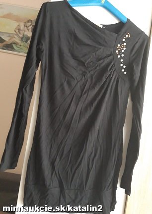 Čierny dámsky top